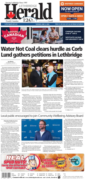 Cover of Lethbridge Herald