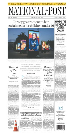 Cover of National Post - (National Edition)