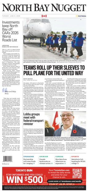 Cover of North Bay Nugget