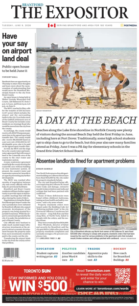 Cover of The Expositor (Brantford)