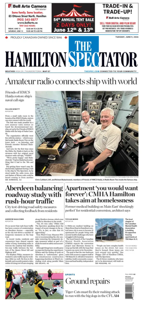 Cover of The Hamilton Spectator