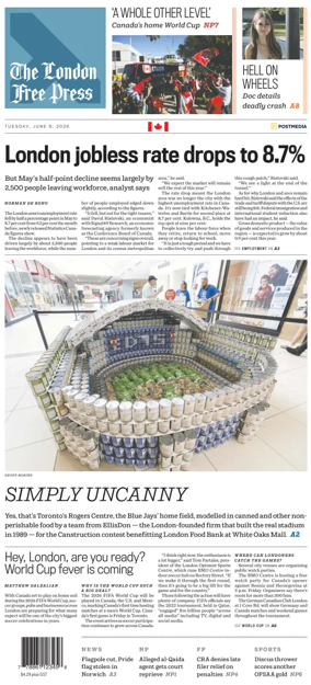 Cover of The London Free Press