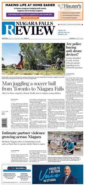 Cover of The Niagara Falls Review