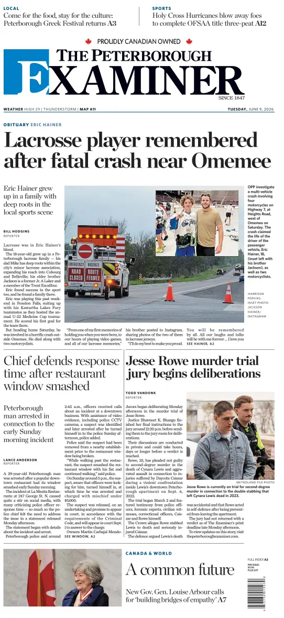 Cover of The Peterborough Examiner