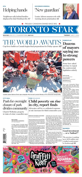 Cover of Toronto Star