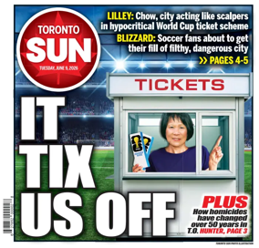 Cover of Toronto Sun
