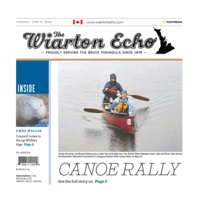Cover of Wiarton Echo