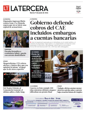 Cover of La Tercera