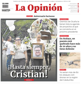 Cover of La Opinion