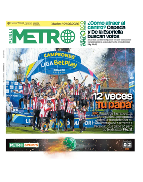 Cover of Publimetro Colombia