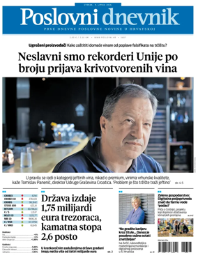 Cover of Poslovni Dnevnik