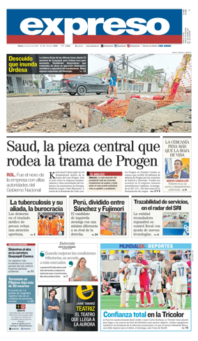 Cover of Diario Expreso