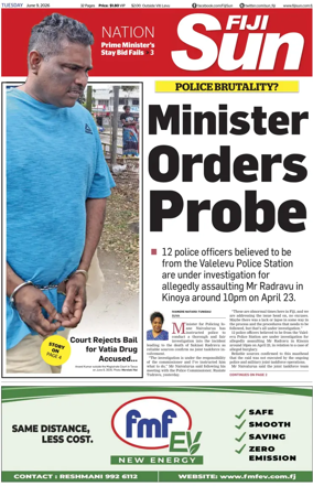 Cover of Fiji Sun