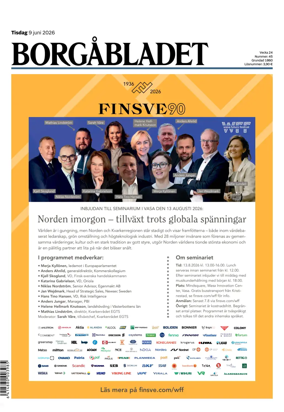 Cover of Borgabladet