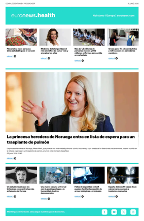 Cover of Euronews Health (Spanish) Compiled Edition