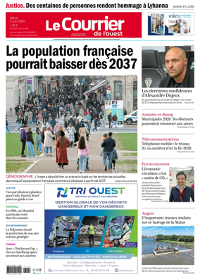 Cover of Le Courrier de l’Ouest (Angers)