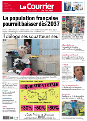Cover of Le Courrier de l’Ouest (Deux-Sevres)