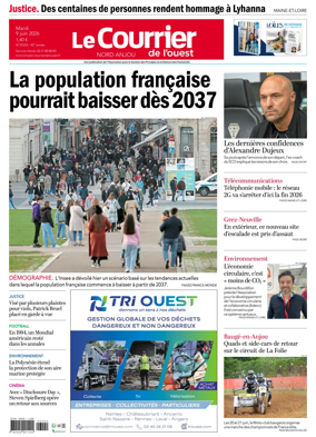 Cover of Le Courrier de l’Ouest (Nord Anjou)