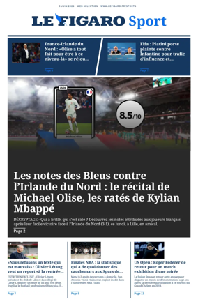 Cover of Le Figaro Sport