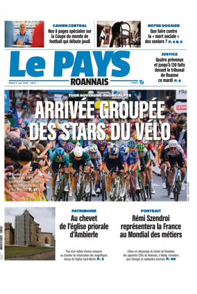 Cover of Le Pays Roannais (Roanne)