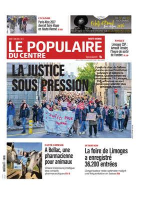 Cover of Le Populaire du Centre (Haute-Vienne)