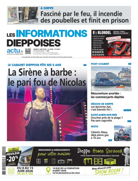 Cover of Les Informations Dieppoises