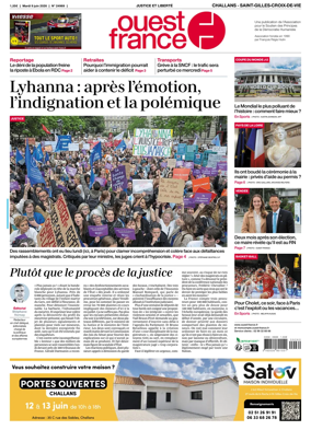 Cover of Ouest France (Challans / Saint-Gilles-Croix-de-Vie)
