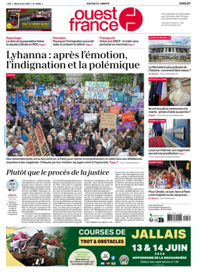 Cover of Ouest France (Cholet)
