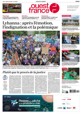 Cover of Ouest France (Dinan)