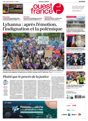 Cover of Ouest France (Mayenne)