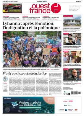 Cover of Ouest France (Pontivy)