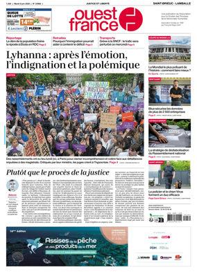 Cover of Ouest-France (Saint-Brieuc Lamballe)