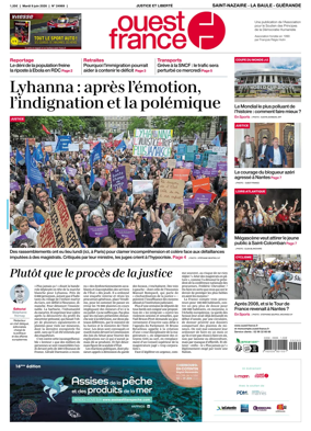 Cover of Ouest France (Saint-Nazaire La Baule Guerande)