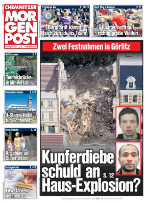 Cover of Chemnitzer Morgenpost