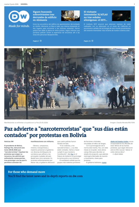 Cover of Deutsche Welle (Spanish edition)
