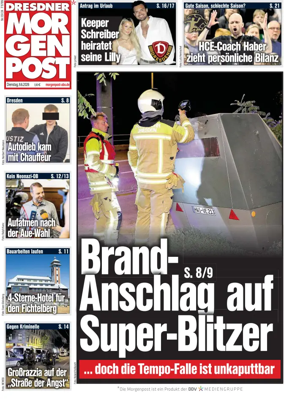 Cover of Dresdner Morgenpost