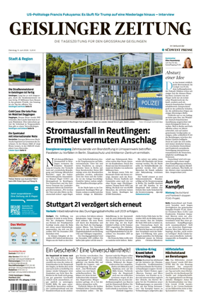 Cover of Geislinger Zeitung