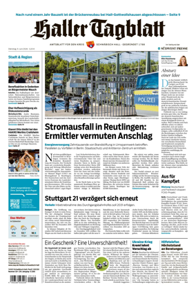 Cover of Haller Tagblatt