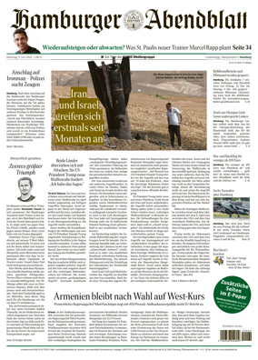Cover of Hamburger Abendblatt (Hamburg)