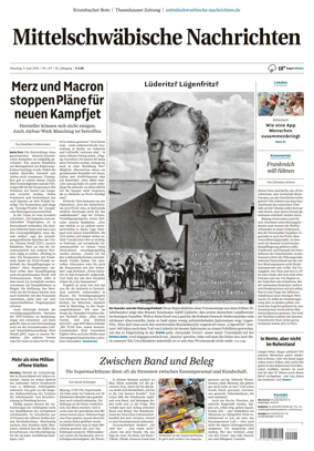 Cover of Mittelschwaebische Nachrichten