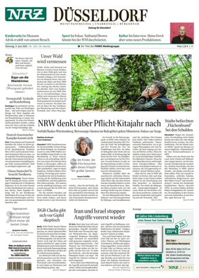 Cover of Neue Rhein Zeitung (Dusseldorf)