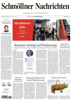 Cover of Ostthuringer Zeitung (Schmolln)