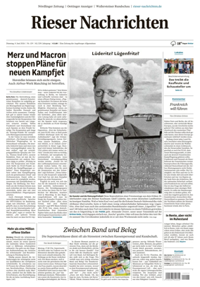 Cover of Rieser Nachrichten