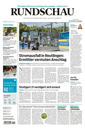 Cover of Rundschau fur den Schwabischen Wald – Der Kocherbote