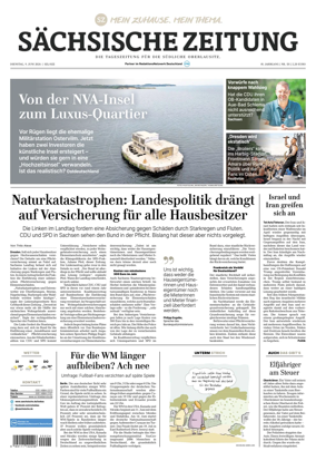 Cover of Sachsische Zeitung (Lobau-Zittau)