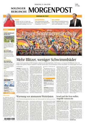 Cover of Solinger Bergische Morgenpost/Remscheid