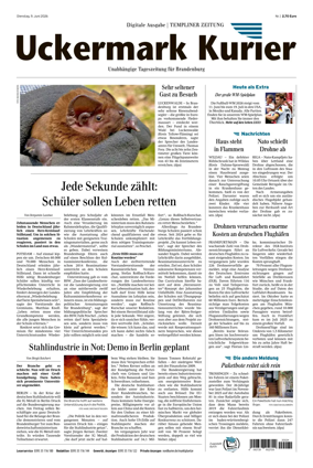 Cover of Templiner Zeitung