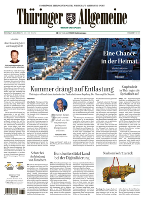 Cover of Thuringer Allgemeine (Apolda)
