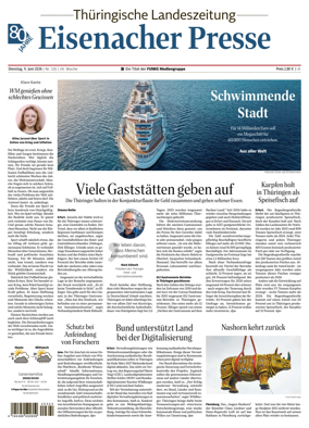 Cover of Thuringische Landeszeitung (Eisenach)
