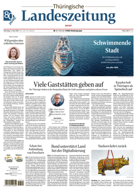 Cover of Thuringische Landeszeitung (Erfurt)